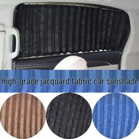 Volkswagen T5/T6 Multivan Caravelle Saulės skydelis Privatumo užuolaidos - Siuvinėtas žakardas, Storas, Dvigubas bėgelis. brown
