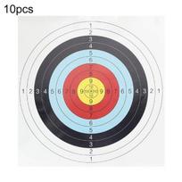 10Pcs/Set 60x60cm Full Ring Arrow Paper Practice Archery Target Bow Shooting