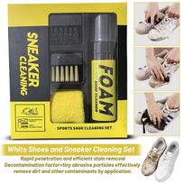 Sneaker Cleaning Kit with Foam Cleaner Brush and Microfiber Cloth for Sports Shoes Comprehensive Shoe Care Set 150ml One Size