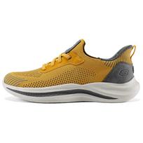 Skechers įsispiriami batai Patogūs tinklelio vaikščiojimo batai Vyriški sportbačiai Ryškiai geltoni 211086-YEL 41 brown