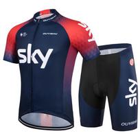 Summer hot-selling Tour de France SKY new cycling suit breathable sports short-sleeved bicycle road bike suit XS