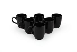 Hermia puodelių rinkinys ST101206F650A0000000AET900, 300 ml, juodas, 6 vnt.