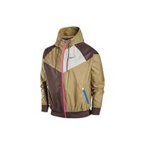Nike Spalvų Blokų Gobtuvėtas Ilgomis Rankovėmis Striukė Vyriška Viršutinė Apranga Pilka Ruda FJ7680-004 M beige