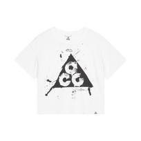 Nike ACG Dri-FIT ADV Logo Print Quick-Dry Straight-Cut Short Sleeve T-Shirt Women Tops Summit-White FN1901-121 XXL