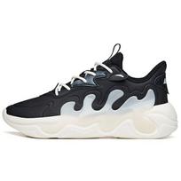Anta Lifestyle Series Tide Worship 2.0 Leather Casual Non-Slip Shock Absorption Low-Top Dad Shoes Women sneaker Black White 122138840-6 36