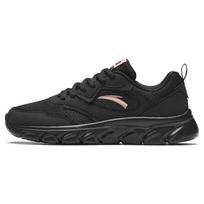 Anta Comfortable Versatile Shock Absorbing Wear Resistant Low Top Running Shoes Women Sneakers Black Rose-Gold 922225530-12 38.5 black