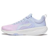 LiNing Languang Lightweight Shock Absorption Non-Slip Wear-Resistant Breathable Rebound Low-Top Badminton Shoes Women Shoes Blue Pink AFVT012-1 39