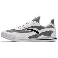 Anta Comfortable Versatile Shock Absorbing Wear Resistant Low Top Casual Shoes Men Casual Shoes Black White 912418856-2 44