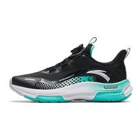 Anta Lingfeng Shock Absorption Low Top Kids Running Shoes Kids Running Shoes Black Green 312335530-5 39