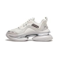 Li Ning Project Ling Kong Reflective Classic Low Top Lifestyle Casual Shoes Women sneaker Off-White Wind-Bell-Gray AGCU260-6 39