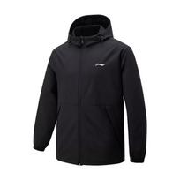 Li-Ning Breathable Hooded Windbreaker Comfortable Casual Sports Jacket Men Jacket Black AFDUD51-1 XXL