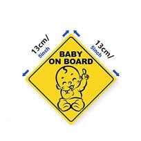 Customizable Reflective Waterproof Baby on Board Sunscreen Sticker