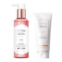 d’Alba Rose Freesia Vegan Repairing Scalp Therapy Serum Shampoo 275ml  d’Alba Repairing Hair Serum Treatment 180ml (2-Step Hair Care Set) 1set