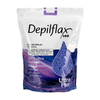 Depilflax 100 elastingas depiliacinis vaškas su žema lydymosi temperatūra, perlinis mauve with titanium dio 1000g