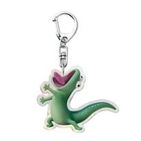 1/6Pcs Keychain Transparent Acrylic Finish Lightweight Keychain Cartoon Beaver Design Expressive Character Key Holder Bags Phone Accessories F