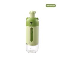 1Pc Quantitative Salt Shaker Push Type Metering Salt Dispenser Sugar Bottle Canister Moisture-Proof Kitchen Storage žalia