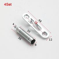 4Set New Fixed Cabinet Board Connectors Multifunction Hide Telescopic Lock Buckle Invisible Furniture Clapboard Holder Cabinet (as the picture,8 inch)