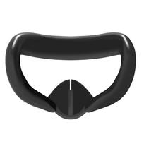 Prakaitui atsparus kaukės dangtelis Meta Quest 3 dėklui, keičiamas veido paminkštinimas, silikoninis akių dangtelis, VR akiniai, skirti Oculus Quest 3 priedams mėlyna
