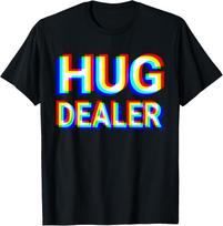 Hug Dealer Techno EDM Music Festival Raver Dance Rave T-Shirt S įvairiaspalvis