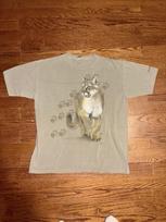 Vintage 2003 Mountain Lion T Shirt Mens XL Green Animal Nature Art Short Sleeve Unisex T-Shirt M