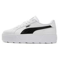 Puma  Karmen Leather White Black Women Sneakers 384615-02 35.5