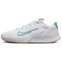NikeCourt Vapor Lite 2 HC Baltos ir Mėlynos-Žalios spalvos Moteriški sportbačiai Lime-Blast Gum-Light-Brown DV2019-103 36 white