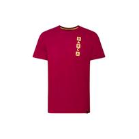 Nike FC Barcelona Elemental Letter Print Cotton Crew Neck T-Shirt Men Tops Noble-Red AQ7515-620 M red