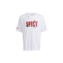 Adidas Neo Barbecue Theme Print Loose Sport Short Sleeve T-Shirt Men Tops White H61999 L