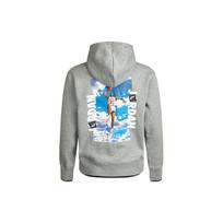 Jordan Printed Fleece-Lined Warm Sports Hooded Jacket Men Jackets Grey CV2356-091 M