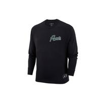 Jordan Paris Saint-Germain Casual Letter Print Crew Neck Long Sleeve Sweatshirt Men Tops Black DB6513-010 S