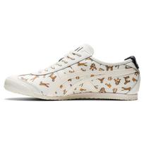 Onitsuka Tiger Mexico 66 Sintetinės odos Pilnas tigro raštas Patogūs žemi kasdieniai sportbačiai Unisex Pieno baltumo 1183B785-100 36 white