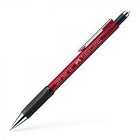 Automatinis pieštukas Faber-Castell 1345, 0.5mm metalizuotos raudonos spalvos