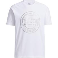 Adidas Neo Solid Color Crew Neck Pullover Short Sleeve T-Shirt Men Tops White GP5715 M