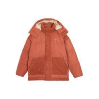 Puma Mmq Puff Down Jacket Color Block Casual Hooded Long Sleeve Down Jacket Unisex Jacket Fruit-Vinegar-Brown 623043-41 M brown