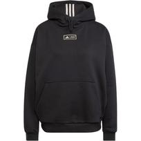 adidas Moon Boot Hoodie Black Women Streetwear IY8044 L
