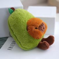 Mielas Avokado Kapibara Pliušinis Raktų Pakabukas Žaislai Animacinis Kawaii Raktų Pakabukas Moterims Mergaitėms Kuprinės Dekoravimo Aksesuarai Dovanos brown