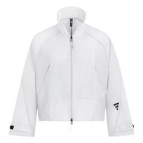 Adidas FOS Series Future Style Woven Jacket Fashion Simple Loose Versatile Stand Collar Jacket Women Jacket Light-Gray JM4273 XS