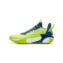 Li Ning Vaikų Wind Shadow 2.0 Krepšinio Bateliai Paprasta Mada Universalūs Klasikiniai Vaikų krepšinio bateliai Rūgštinė-Kalkinė Prūsiškoji-Mėlyna YKBU072-27 38 yellow