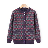 Mom Wear Autumn New Sweater Jacket for Women Middle-aged and Elderly Knitted Sweater Plus Size Grandma Cardigan Top Old People Clothes L