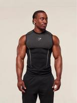 Gymshark Men's Full-Sleeve Breathable Running Vest Top L