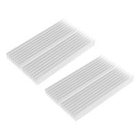 Aliuminio radiatoriaus aušintuvas 100x60x10mm kompiuteriams ir įrenginiams