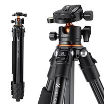 K&F Concept Aluminum Tripod Lightweight and Portable 160cm DSLR Tripods with Monopod 10KG Load Capacity Ball Head Quick Release China