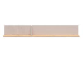 Pakabinama lentyna Velton, 135 cm, kašmyro/ąžuolo spalvos