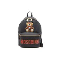 Moschino Vyriška Meškiuko Odinė Kuprinė Didelės Unisex Kuprinės Juoda A7632-8210-1555 Basic Set (Bag+Dust Bag)