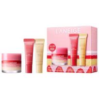 Lūpų priežiūros rinkinys Laneige Berry Sweet Lip Trio, lūpų kaukė, 20 g + lūpų blizgis, 5 g + lūpų balzamas, 5 g