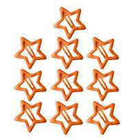 10Pcs Girl Hairpin Versatile Star-Shaped BB Clips Macaron Color Small Hair Pins Stable Hold Hair I