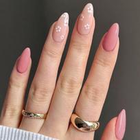 24pcs Long Almond Fake Nails White French Press on Nails Simple Full Cover Detachable Nail Tips ruda