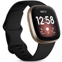 silicone Strap for Fitbit Versa 4 3 Sense 2 band Smartwatch Accessories replacment wristband Sport Bracelet Fitbit Versa 3 Strap For Fitbit Versa 3&S (5.5- 6.7inch) juoda