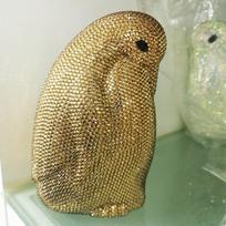 High-End Penguin Women Evening Clutch Bags Pink Crystal Purse For Wedding Party Handbags Luxury Full Diamond Clutches Bags 16cmX12cmX6cm auksas