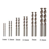 12pcs 1-3.5mm HSS M35 Cobalt Drill Bit 135 Degree Split Point Tip For Stainless Steel Wood Hole Cutter Tools Accessories
